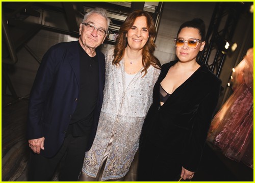 Robert De Niro and Tiffany Chen with Roberta Armani