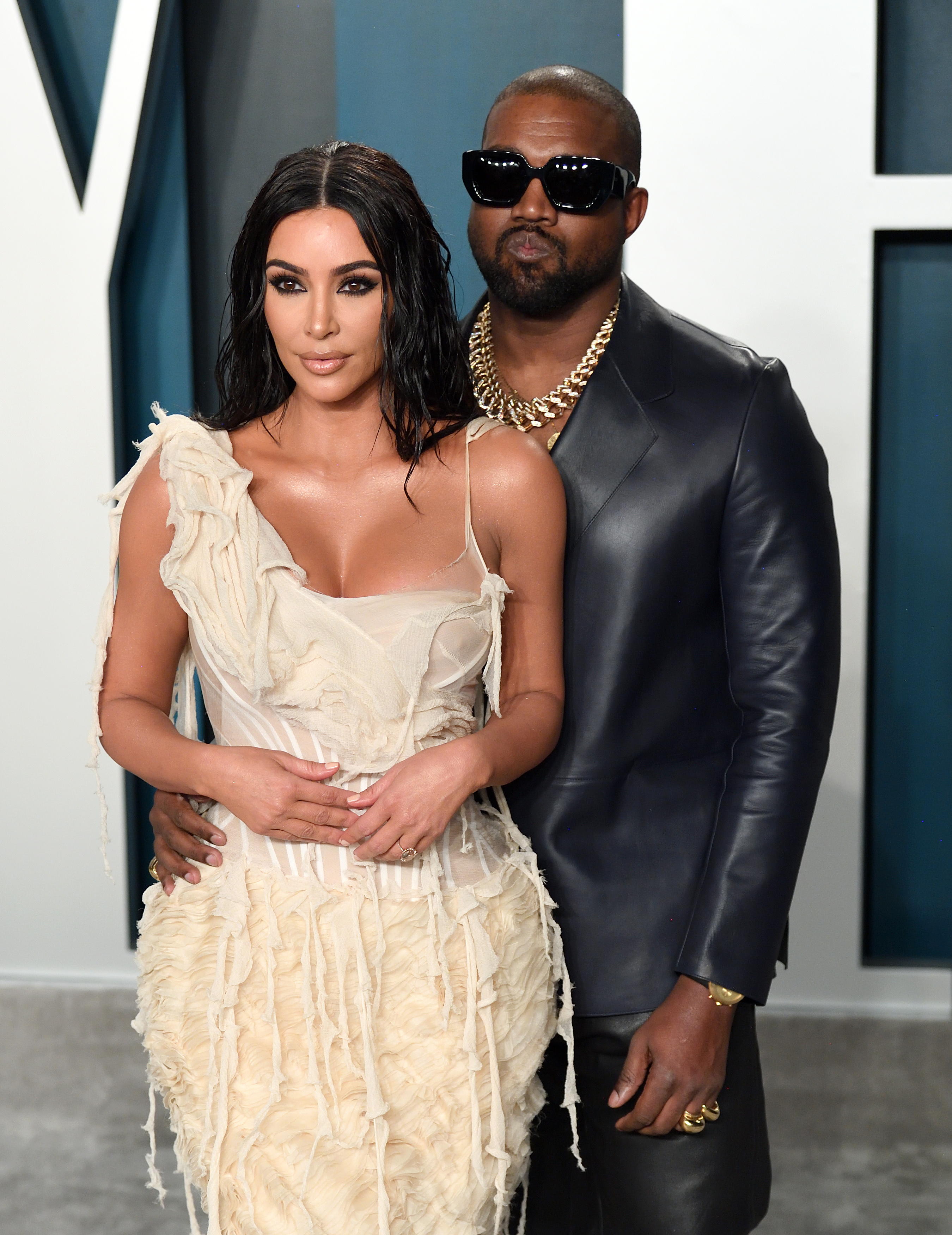 Kanye  West and Kim attended the same bash in 2020 where the rapper wore a suddenly familiar look