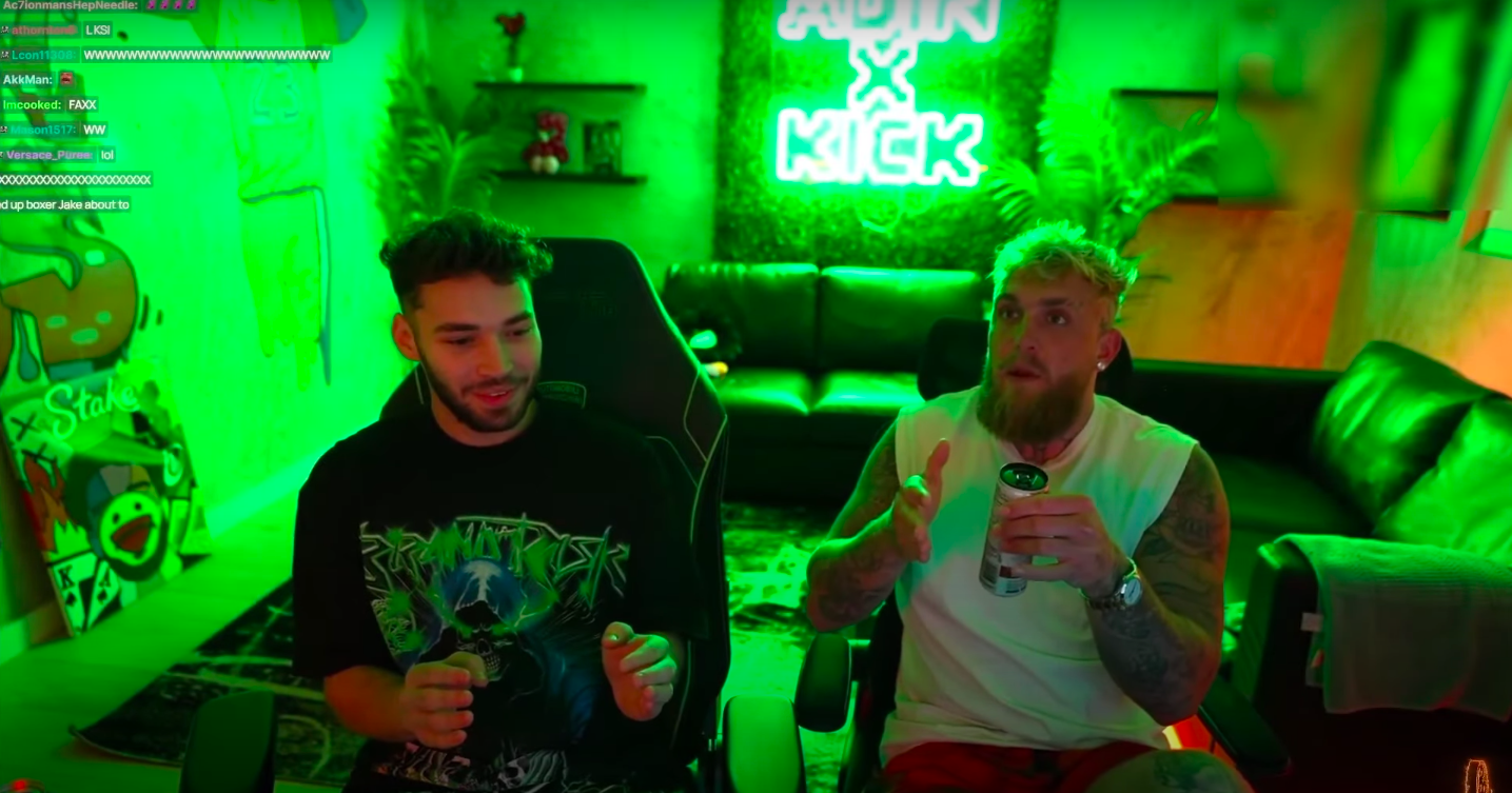 Adin Ross hosted a stream with Jake Paul