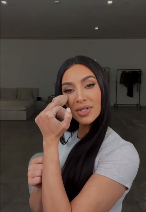 Kim spent a lot of time showing off her finger bandages