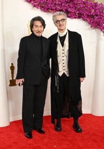 'Perfect Days' actor Kji Yakusho and director Wim Wenders attend the 96th Annual Oscars held at at the Ovation Hollywood on March 10, 2024 in Los Angeles, California.