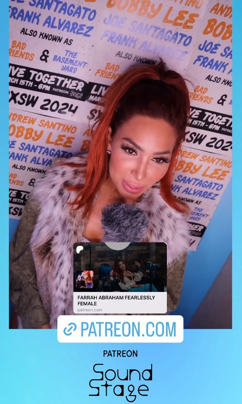 Farrah announced her new podcast Fearlessly Female in March 2024