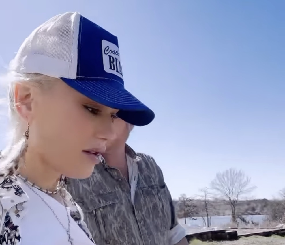 Gwen put together a montage of the duo enjoying nature, set to their own song