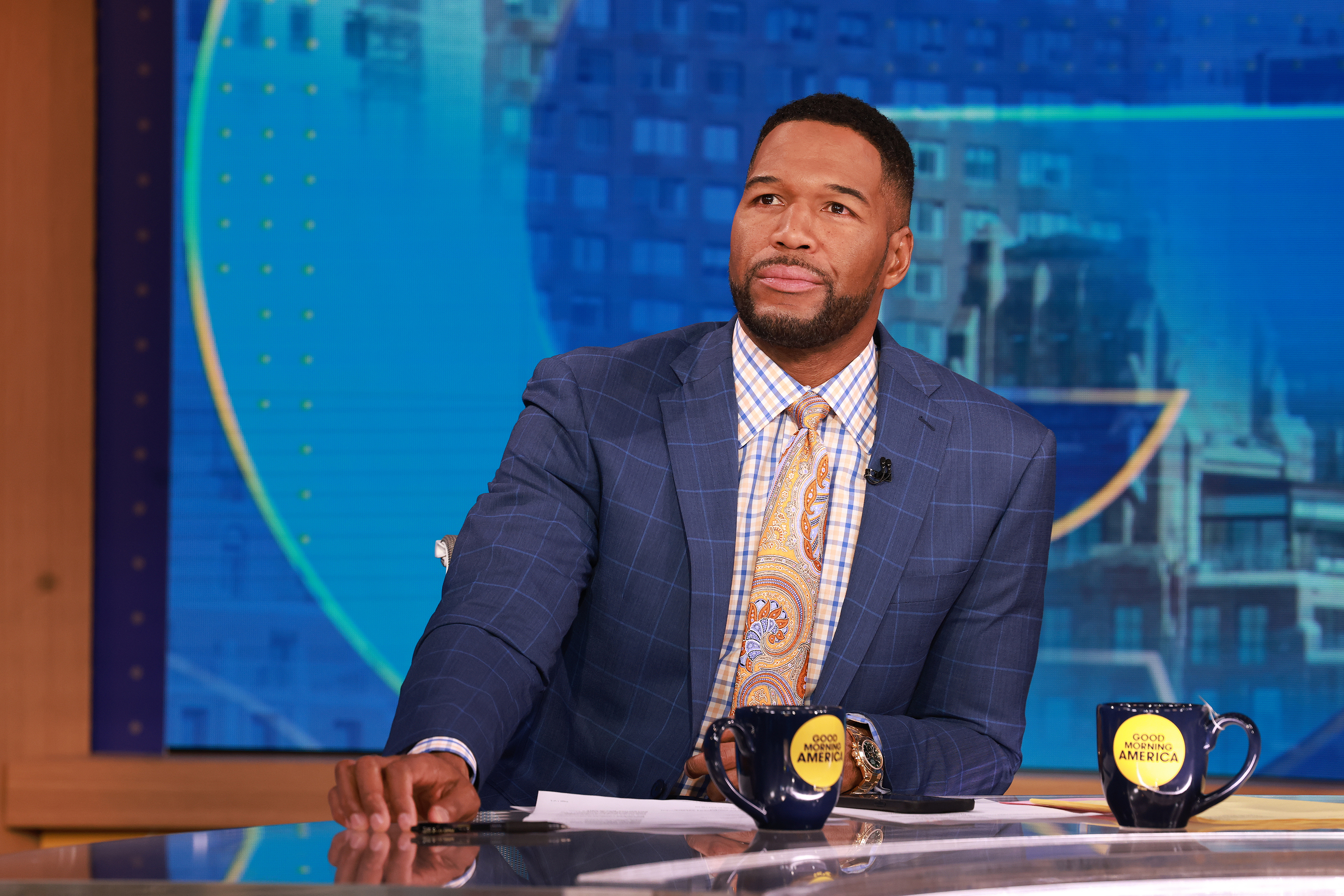 Michael Strahan has been absent from the set of Good Morning America