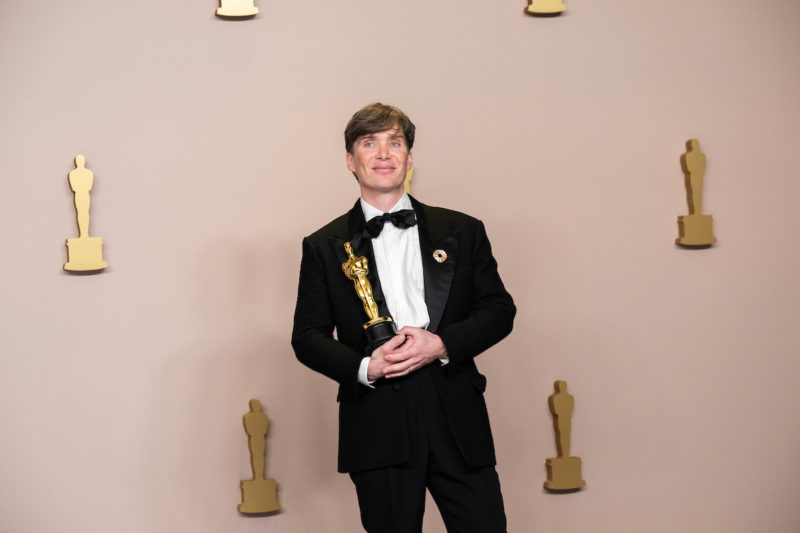 Cillian Murphy with his 'Best Actor' Oscar