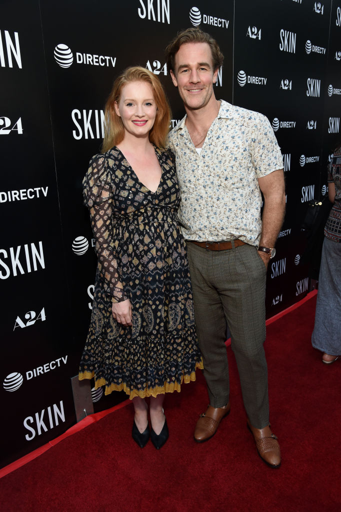 James and Kimberly Van Der Beek posed on the red carpet at an event in July  2019