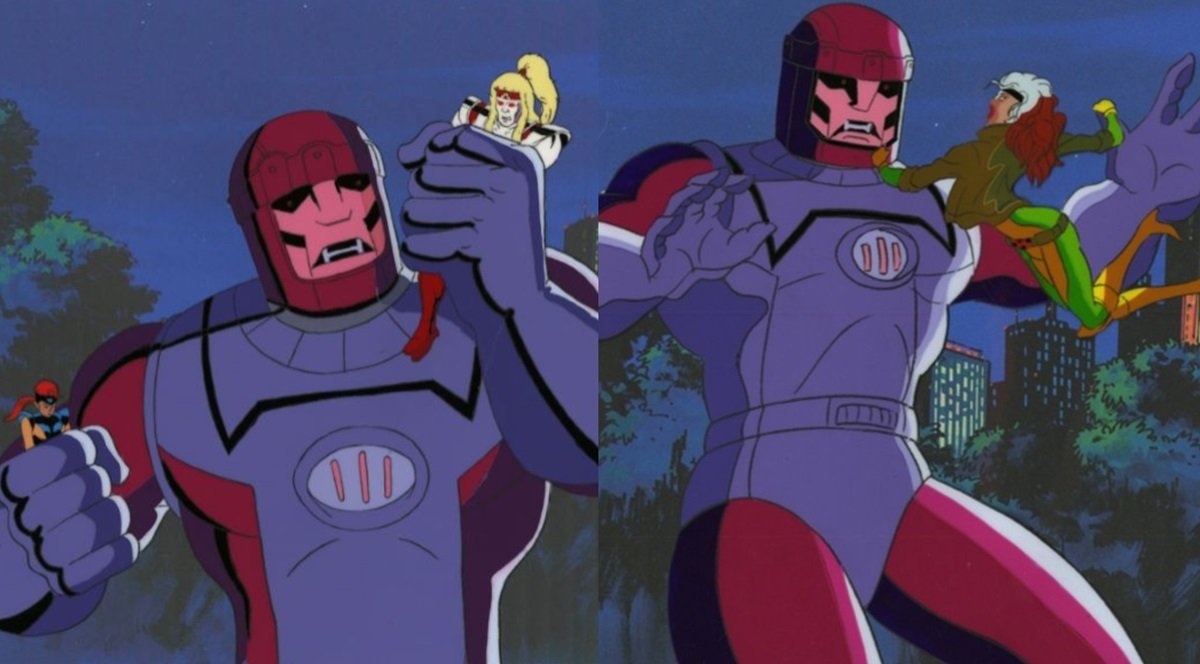 The Sentinels in the 1992 two-part opener of X-Men: The Animated Series, Night of the Sentinels. 