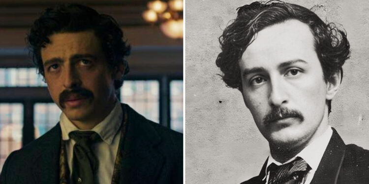 Anthony Boyle as John Wilkes Booth in Manhunt