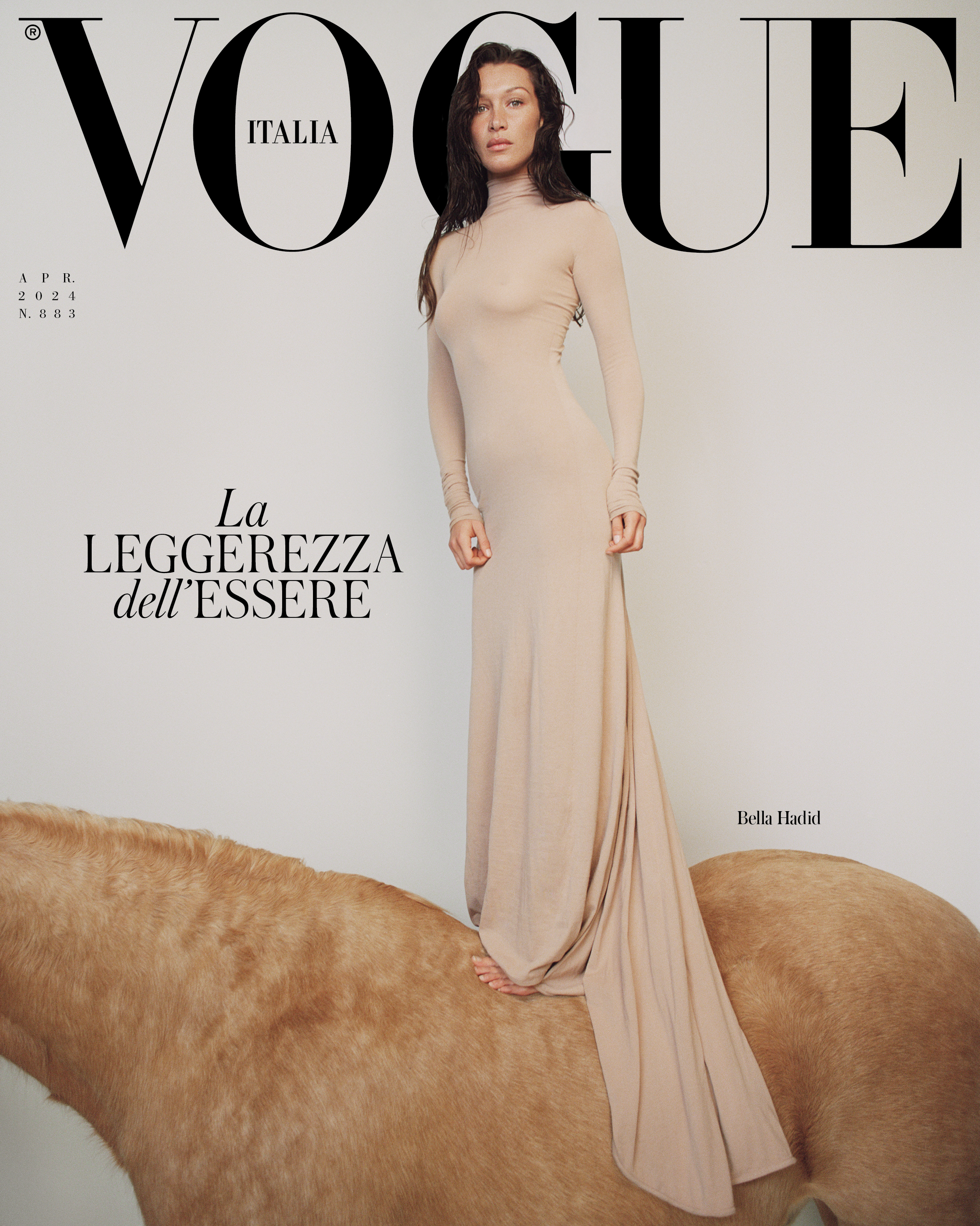 Bella for Vogue Italia’s April Issue