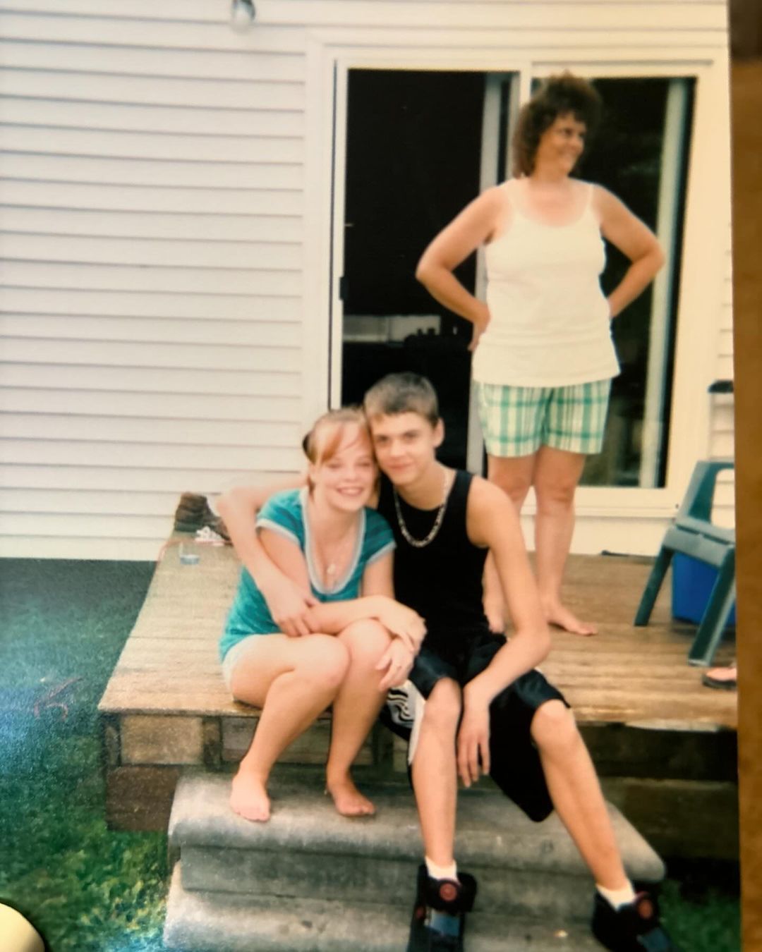 Catelynn's photo appeared to capture the two when they were teens