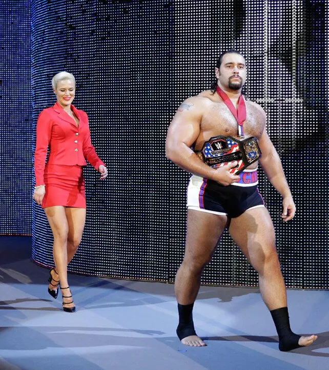The pair met and worked together previously in WWE as Lana and Rusev