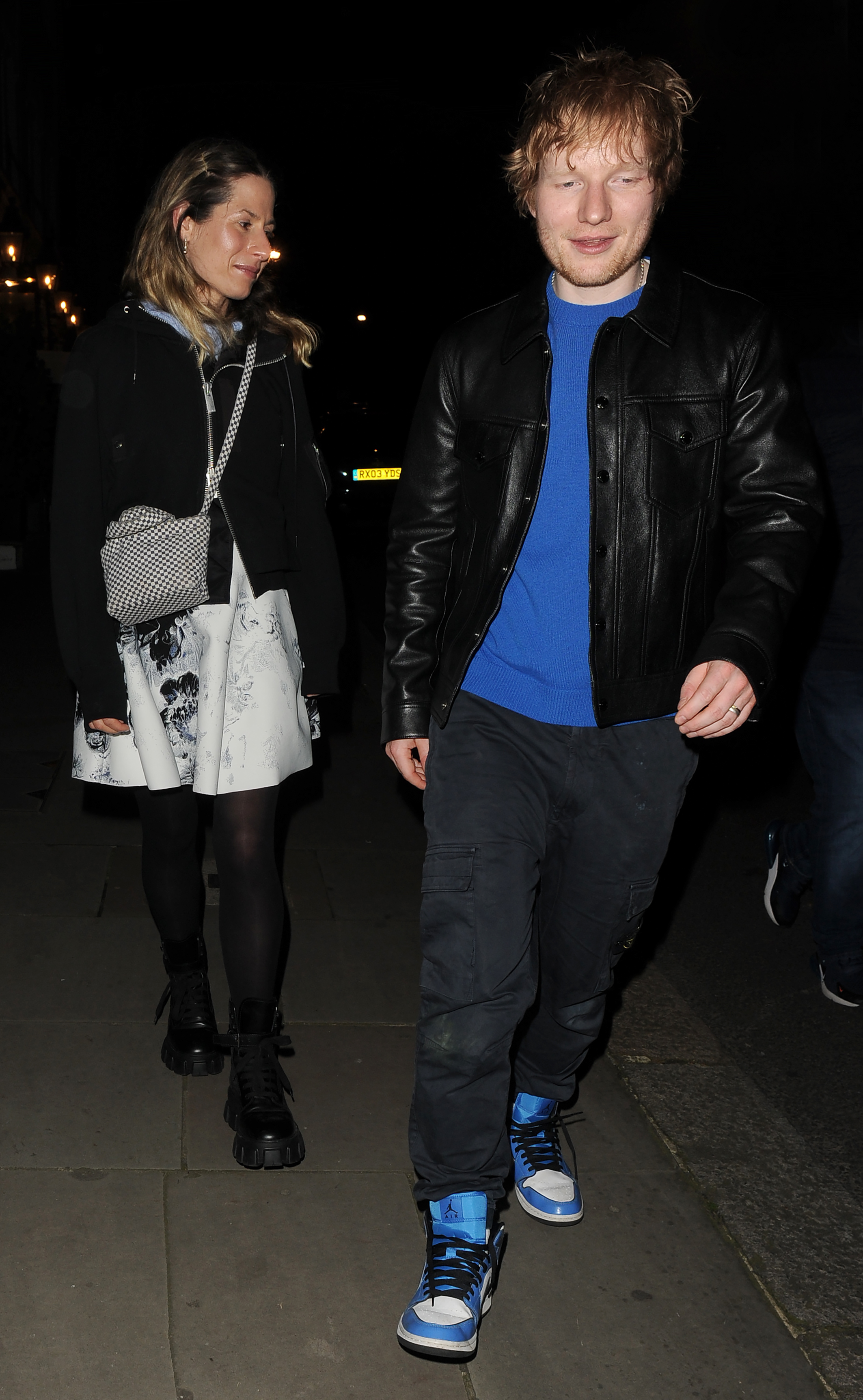 Ed Sheeran and wife Cherry Seaborn were  snapped leaving Michelin-starred restaurant Core in London’s Notting Hill