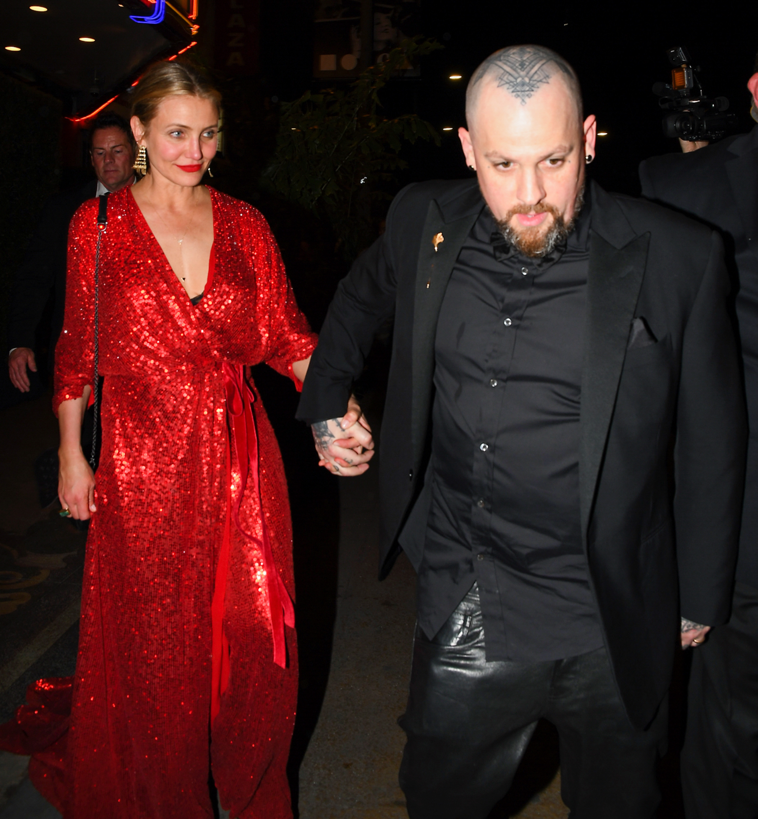  Cameron Diaz and Benji Madden pictured in Los Angeles, California, in May 2018