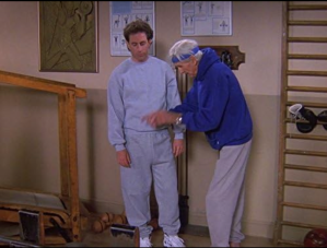 Lloyd Bridges with Jerry Seinfeld in 'Seinfeld'