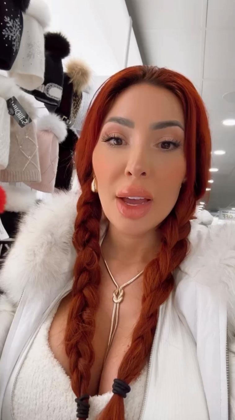 Farrah sparked backlash from fans for allowing her daughter to participate in her podcast