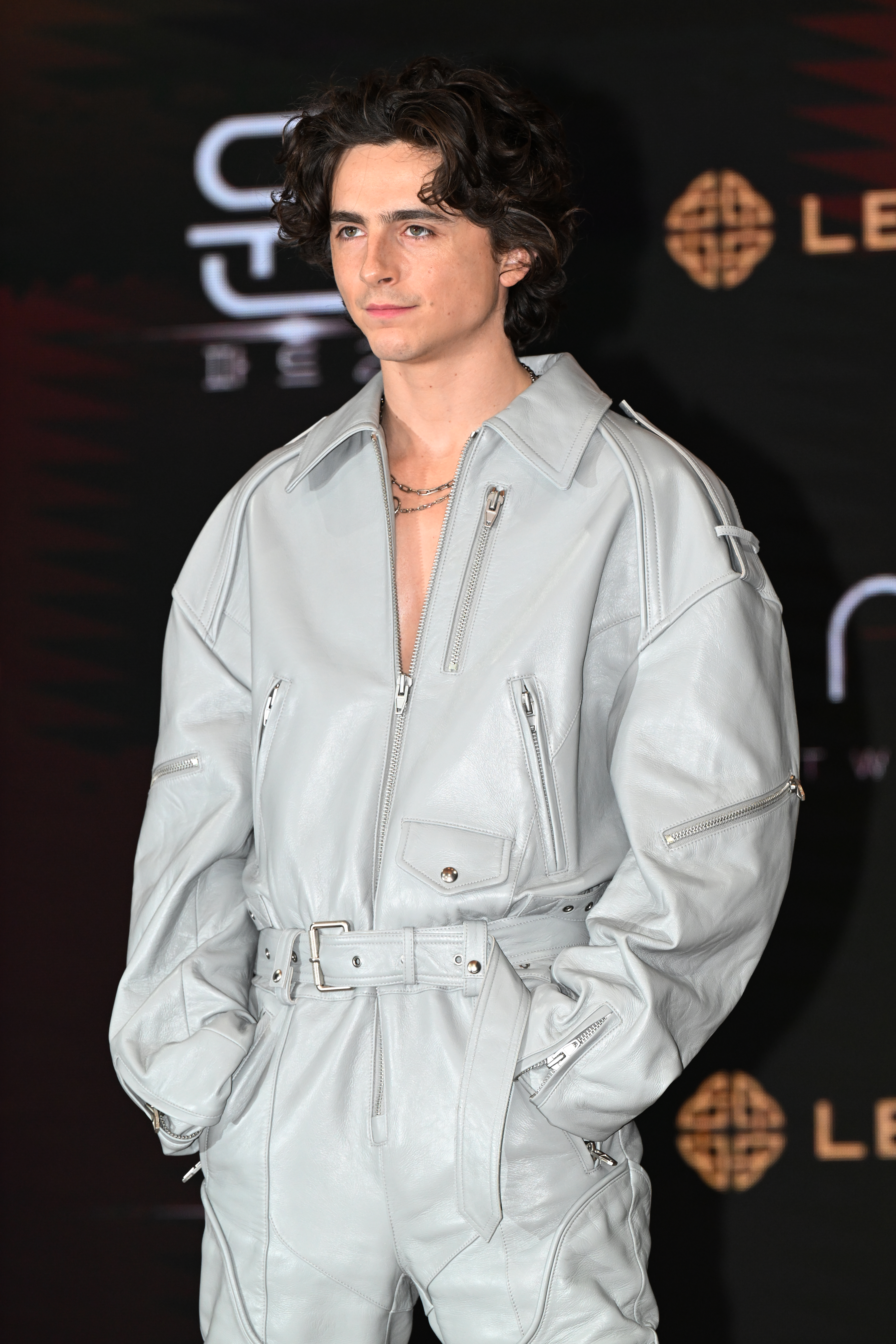Timothee Chalamet pictured during a Dune: Part Two event in February 2024