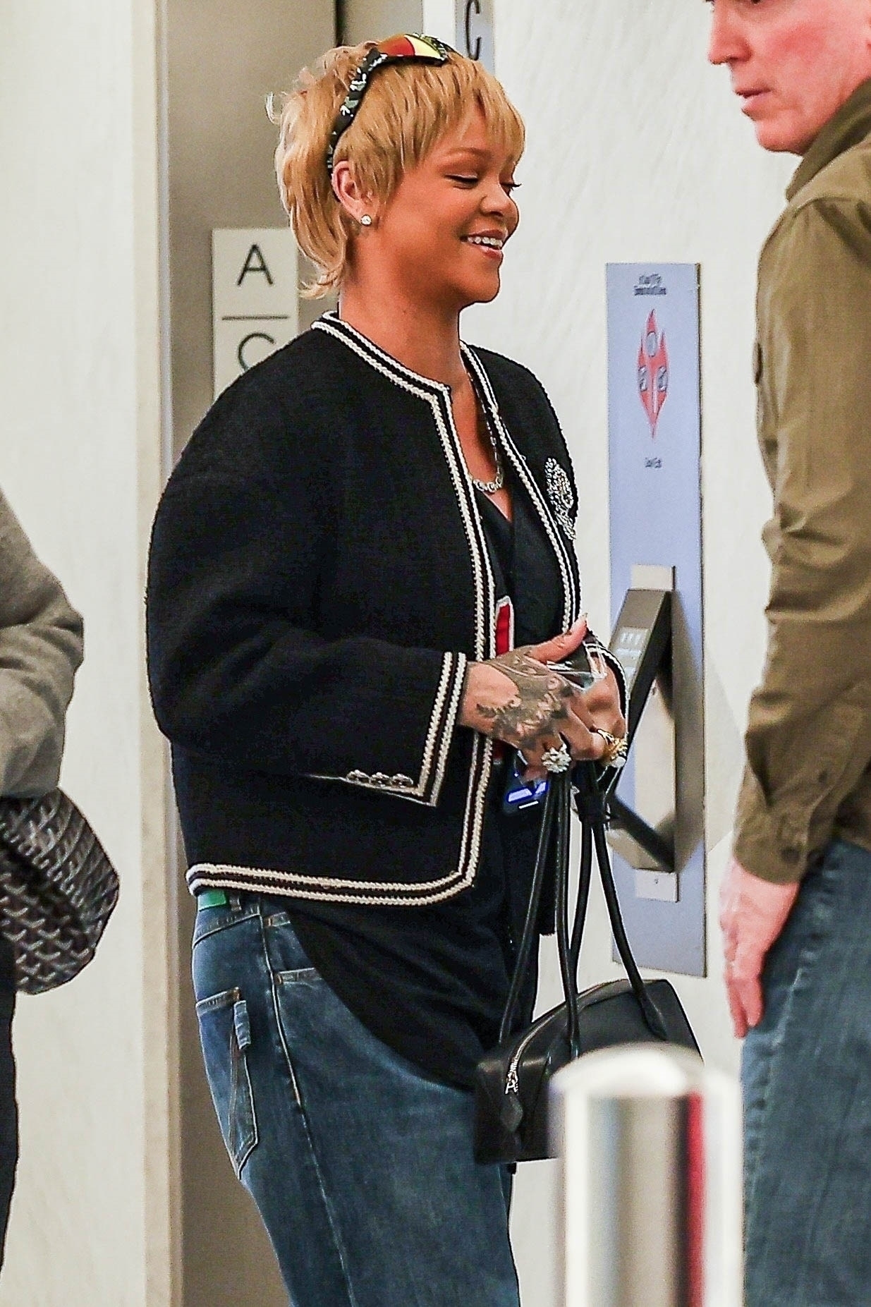 Rihanna has been photographed wearing baggy outfits as speculation surrounding a new pregnancy has risen in recent weeks