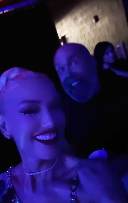 On March 23, Gwen went to Glendale, Arizona to show her hubby support
