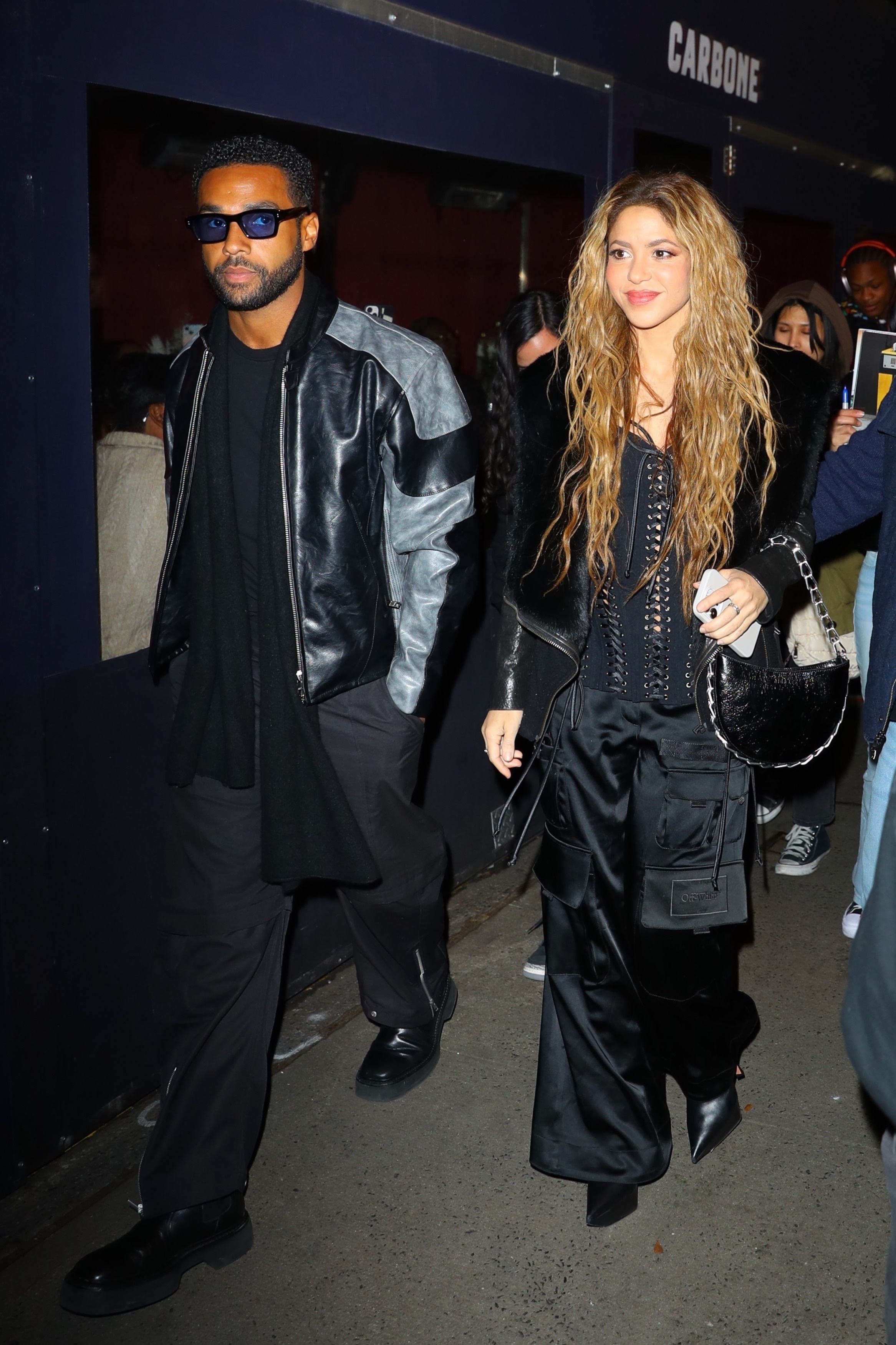 Shakira stepped out for dinner with Lucien Laviscount after they starred opposite each other in new single Punteria