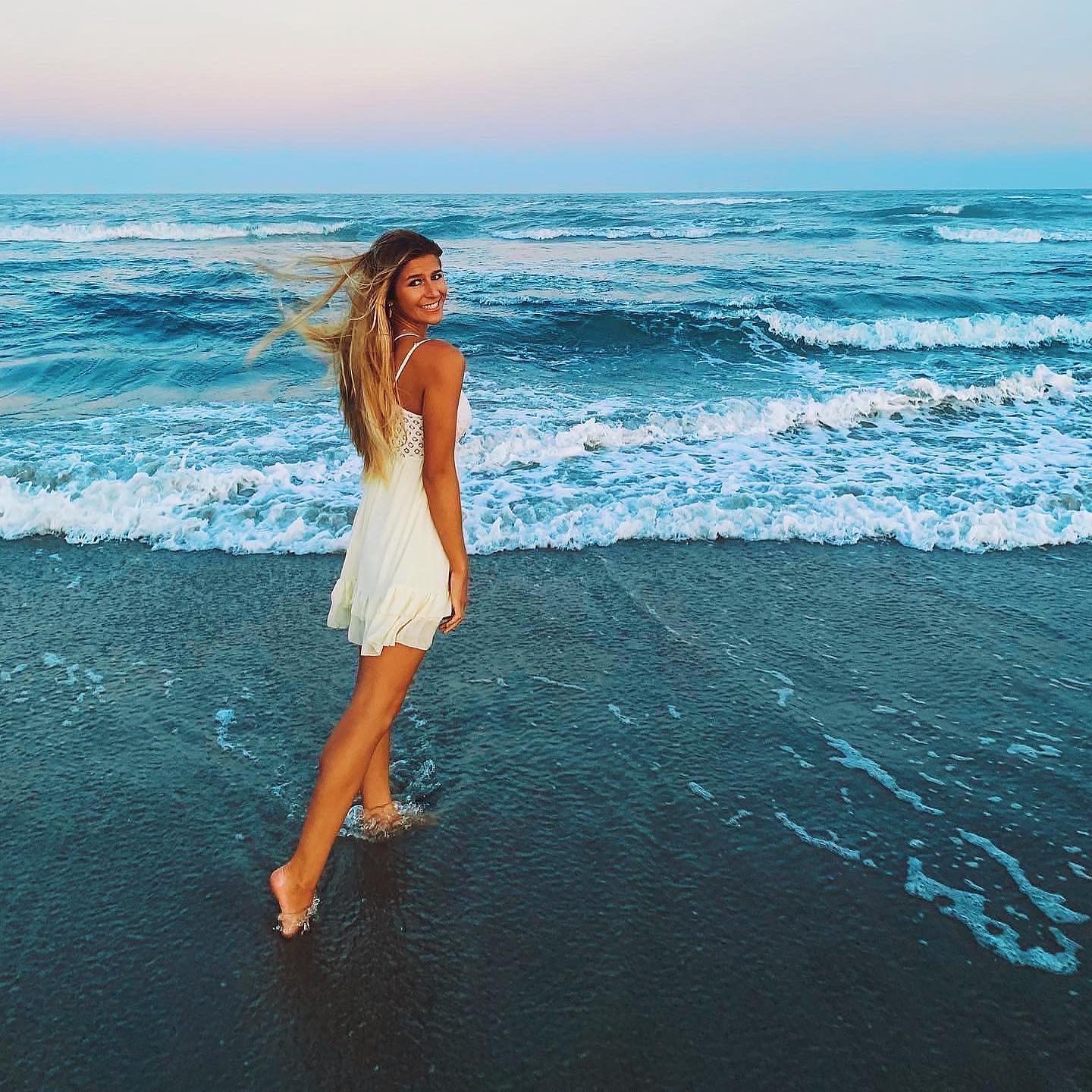 Savannah has spent plenty of time hanging out at California beaches