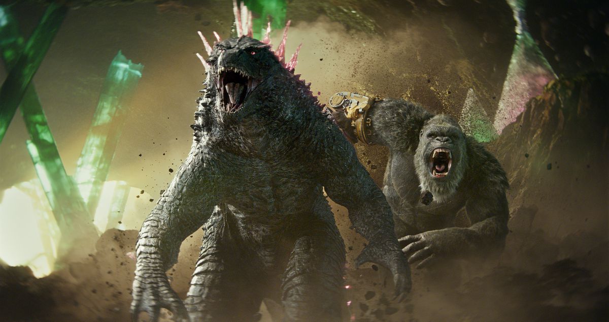 Godzilla and Kong, buddies now, race towards an unseen threat in Godzilla x Kong: The New Empire