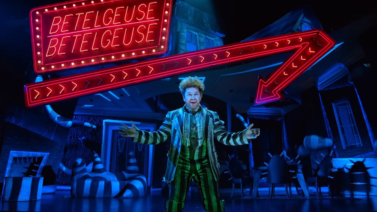 Beetlejuice as he appears  on Broadway