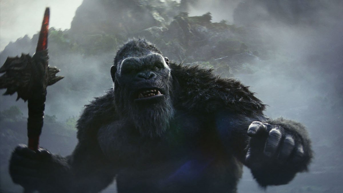 Kong holding a weapon