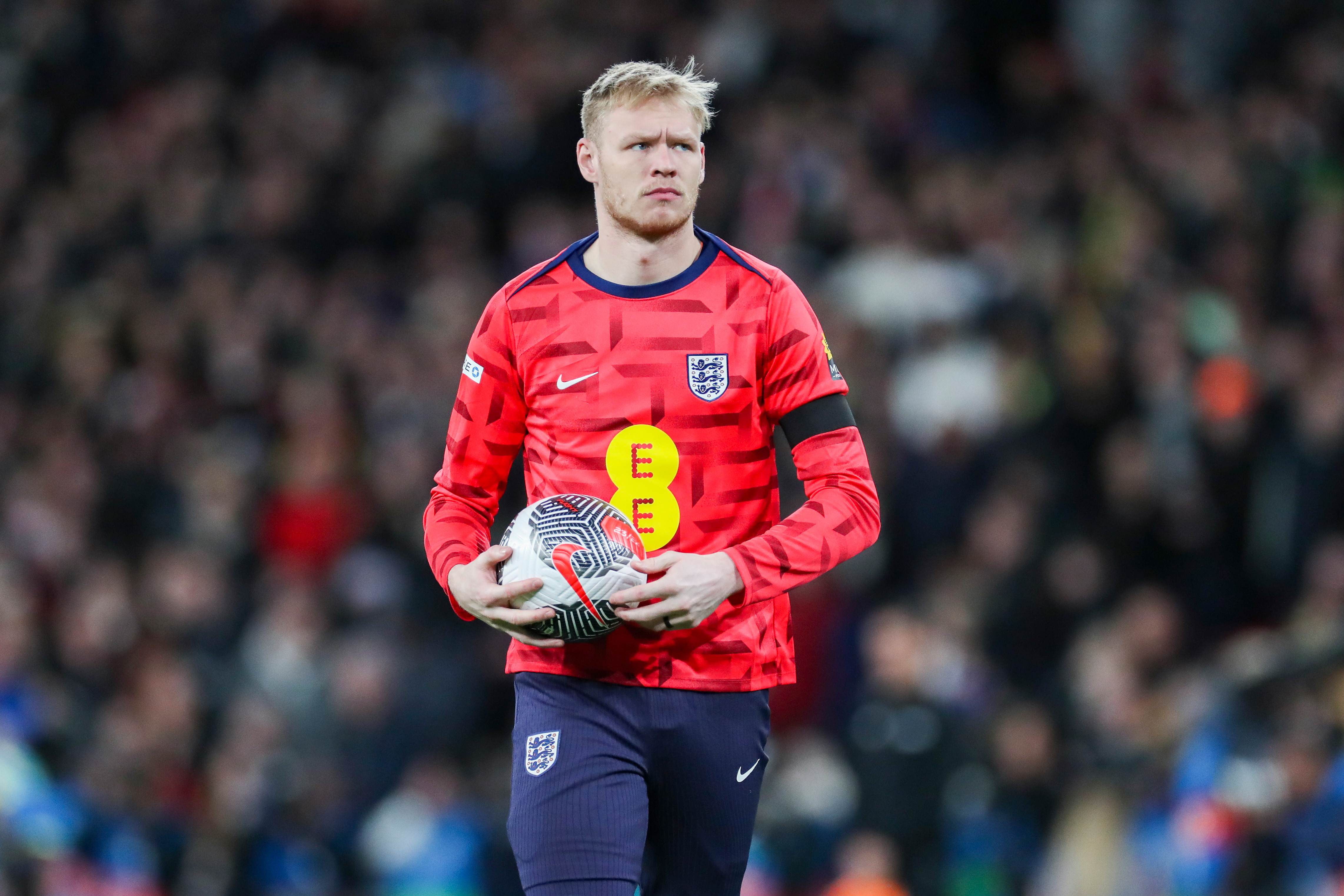 Arsenal back-up goalkeeper Aaron Ramsdale also is a stand-in for England