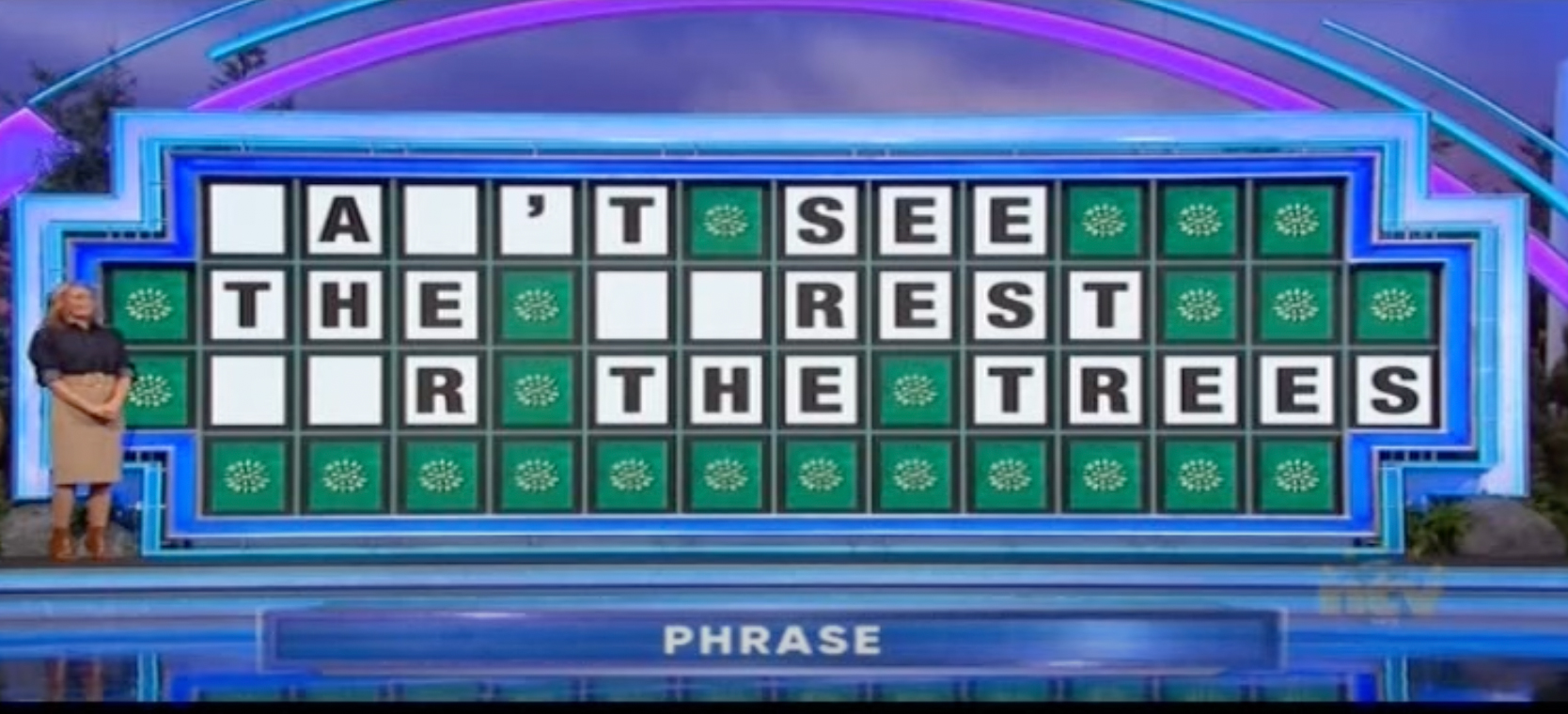 Last episode, Pat denied a contestant on this puzzle she correctly solved