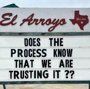funny meme about trusting the process