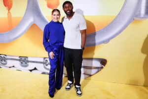 tWitch and Allison Holker Los Angeles Premiere Of Illumination And Universal Pictures' 'Minions: The Rise Of Gru'