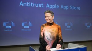 Apple App Store antitrust commission news conference