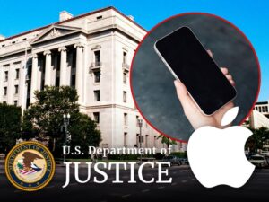 department of justice building apple