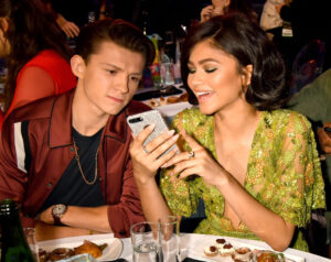 Zendaya and Tom Holland star in the Spider Man franchise together