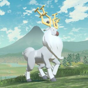 Wyrdeer walking in Pokémon Legends: Arceus