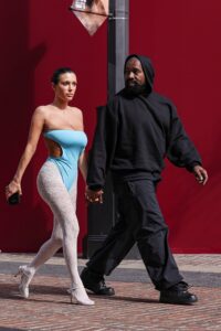 Bianca Censori and Kanye West were seen in Los Angeles on Sunday