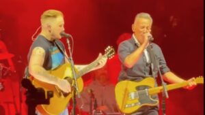 Bruce Springsteen Joins Zach Bryan for "Sandpaper," "Revival" in Brooklyn