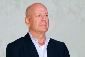Bruce Willis was captured sharing a romantic moment with his wife Emma Heming