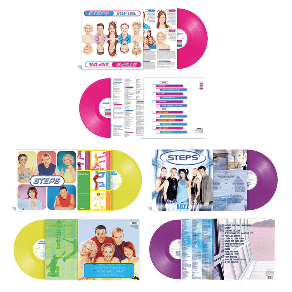 COMPETITION: Win a copy of Steps first three albums on vinyl!