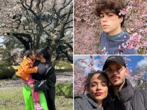 Celebs With Cherry Blossoms