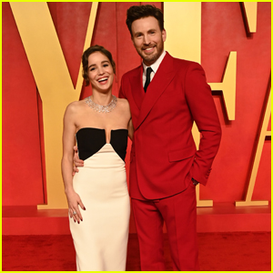 Chris Evans & Alba Baptista Make Their Red Carpet Debut at Vanity Fair Oscars 2024 Party!
