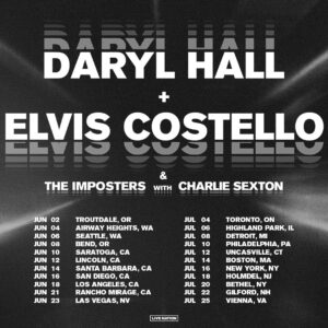 Daryl Hall  tour poster