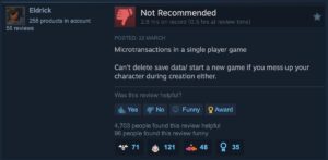 negative steam review for dragon's dogma 2