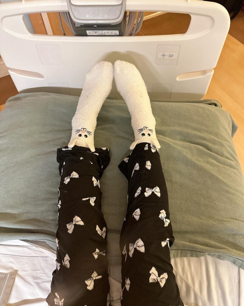 Kate has shared a photo from her hospital bed