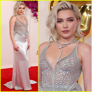 Florence Pugh is a Silver Goddess at Oscars 2024