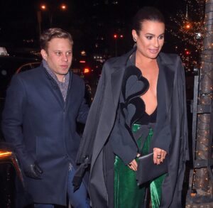 Lea Michele enjoys a date night beau Zandy Reich