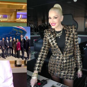 Gwen Stefani shared a photo montage from the launch of the new Carnival Jubilee