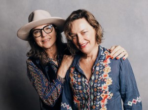 Producer Bettina Dalton and director Sally Aitken at the Deadline Portrait Studio during the 2024 Sundance Film Festival on January 21, 2024 in Park City, Utah.
