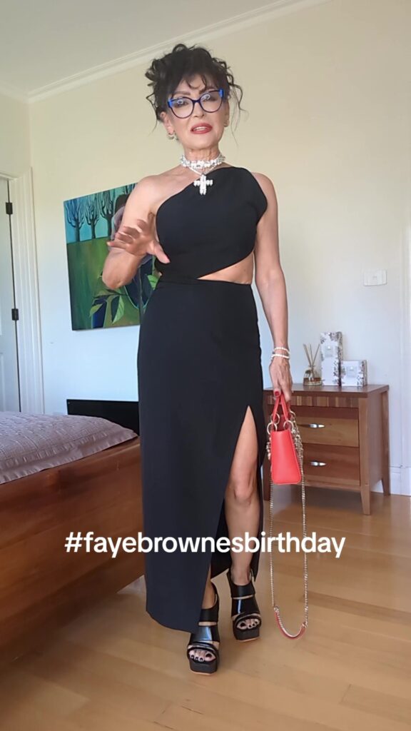 Faye Browne doesn't let age stop her from dressing how she wants