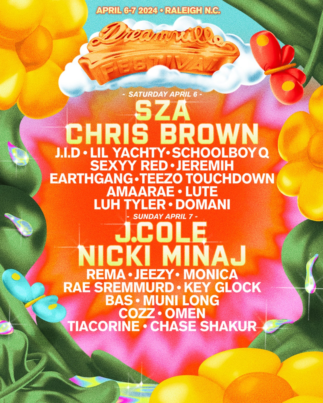 J. Cole and SZA to Headline Dreamville Festival 2024 Cirrkus News